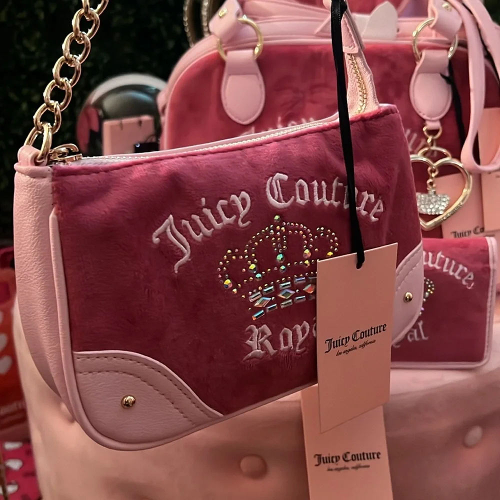 🩷Juicy Couture Royal couture bowler bag set - Picture 3 of 13